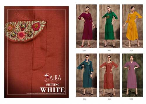Stylish Party Wear Muslin Long Kurti