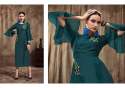 Stylish Party Wear Muslin Long Kurti thumb 7