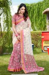 Stylish Printed Summer wear Cotton saree