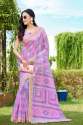Stylish Printed Summer wear Cotton saree thumb 1