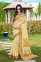 Stylish Printed Summer wear Cotton saree thumb 6