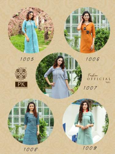 Stylish Rayon & Cotton  Casual Wear Kurti