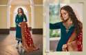 Stylish Satin Georgette Embroidered Salwar Suit thumb 8