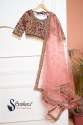 Stylish Senhora Heavy Embroidered Bridal Lehenga thumb 2