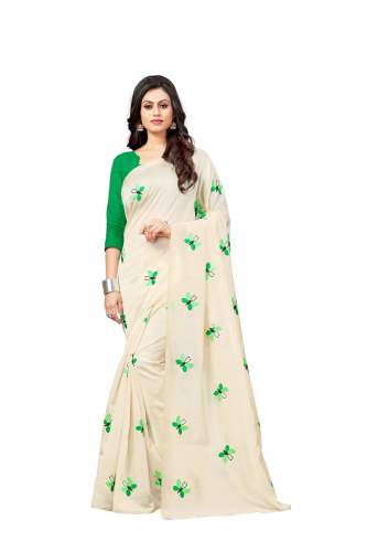 Nena Fashion green designer saree(titali)