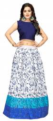 Nena Fashion navy blue lehenga choli (blueflower)