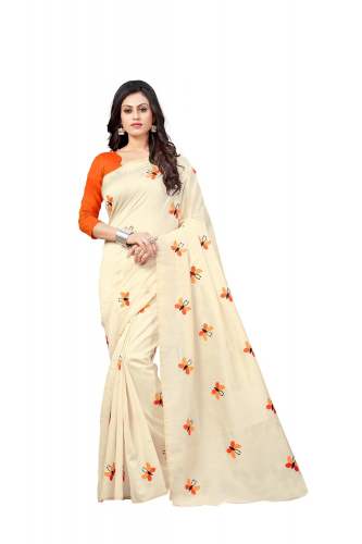 Nena Fashion orange designer saree(titali)