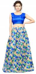 Nena Fashion Women blue  lehenga choli (jasmin)