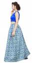 Nena Fashion Women blue lehenga choli (small rose) thumb 3