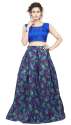 Nena Fashion Women blue lehenga choli (starflower)