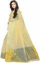 Nena Fashion Women chiku color Cotton Saree thumb 2