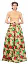 Nena Fashion Women cream  lehenga choli (lotus)