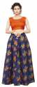 Nena Fashion Women orange lehenga choli (nidhi)