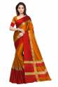 nena-fashion-women-orange-red-cotton-saree-aangi-