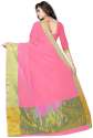 Nena Fashion Women pink Cotton Saree(rajwadipallu) thumb 2