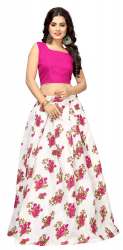 Nena Fashion Women pink lehenga choli (flower)