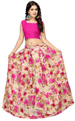 Nena Fashion Women pink lehenga choli (hina)