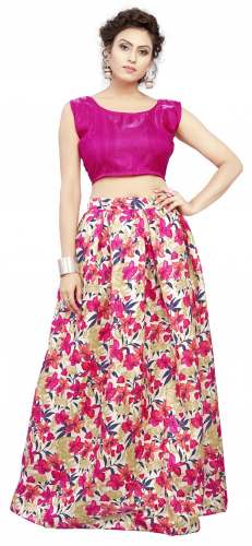 Nena Fashion Women pink lehenga choli (jasmin)