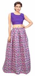 Nena Fashion Women purple lehenga choli(smallrose)