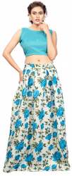 Nena Fashion Women rama lehenga choli (gulabgreen)