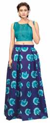 Nena Fashion Women rama lehenga choli (pan)