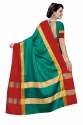 Nena Fashion Women rama red  Cotton Saree(aangi) thumb 1