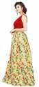Nena Fashion Women red lehenga choli (chiku multi) thumb 1