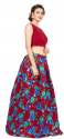 Nena Fashion Women red lehenga choli (lotus) thumb 1