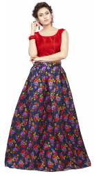 Nena Fashion Women red lehenga choli (starflower)