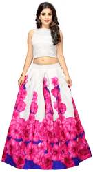 Nena Fashion Women rose pink lehenga choli)