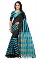 Nena Fashion Women's  black rama Cotton  Saree