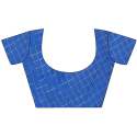 Nena Fashion Women's blueCotton Saree(small chex) thumb 3