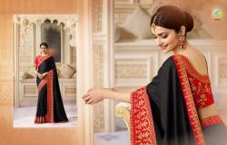 Silk Saree With Blouse Material
