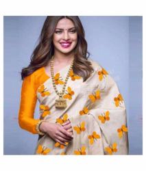 Embroidered Zarna Silk Saree