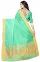 Nena Fashion Women's green Cotton Saree(zalak) thumb 2