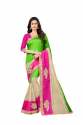 Nena Fashion Women's green Saree(pramukh)