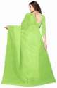 Nena Fashion Women's green white Cotton net  Saree thumb 2