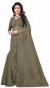 Nena Fashion Women's grey  Cotton net  Saree