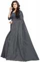 Nena Fashion Women's grey Cotton Saree(small che) thumb 2