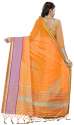 Nena Fashion Women's orange Cotton Saree thumb 2