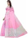 Nena Fashion Women's pink color Cotton  Saree thumb 1