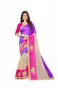 Nena Fashion Women's purple Saree(pramukh)