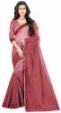 Nena Fashion Women's red Cotton Saree
