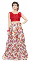 Nena Fashion Women's red lehenga choli (aditi)