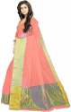 Nena Fashion Women's red pink Cotton Saree thumb 2