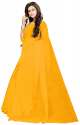Nena Fashion Women's yellow Cotton net  Saree thumb 1