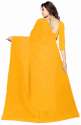 Nena Fashion Women's yellow Cotton net  Saree thumb 2