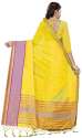 Nena Fashion Women's yellow Cotton Saree thumb 2