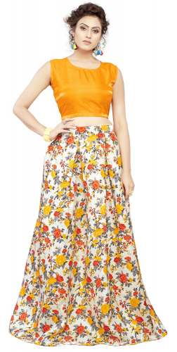 Nena Fashion Women's yellow lehenga choli (aditi)