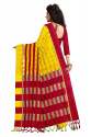 Nena Fashion Women's yellow red Color Cotton Saree thumb 2
